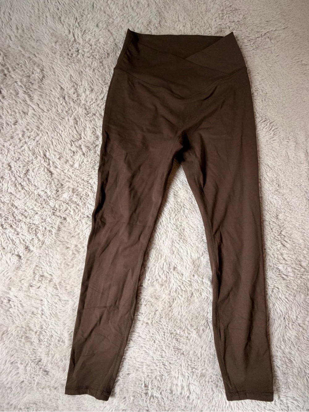 Women’s High-Waist Stretch Leggings - Brown